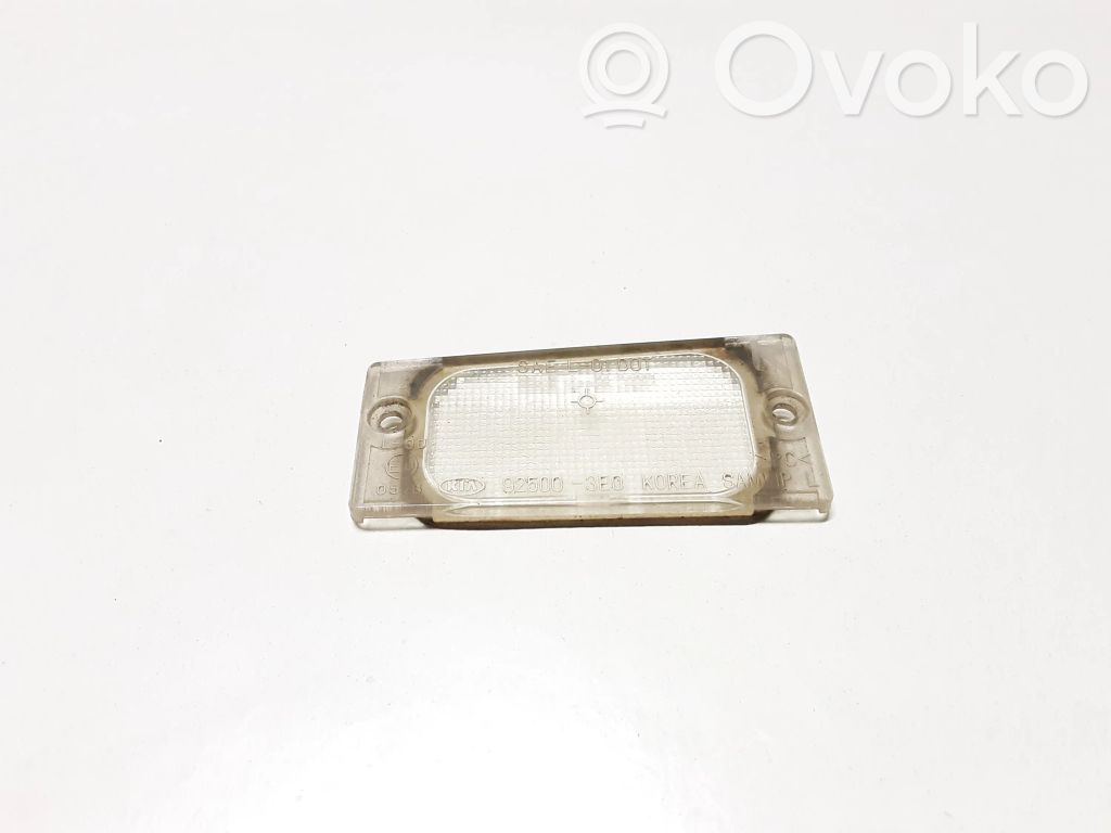 KIA Sorento Éclairage de plaque d'immatriculation 