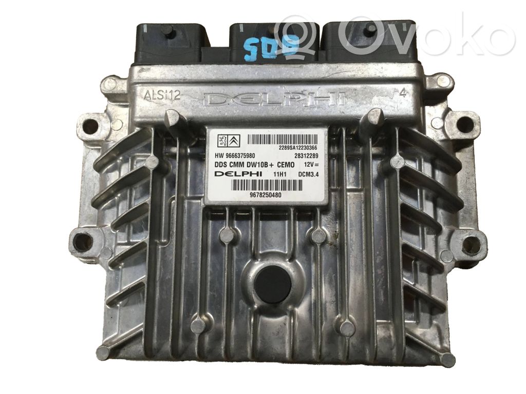Peugeot 508 Engine control unit/module 