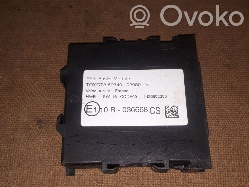 Toyota Corolla E160 E170 Parkavimo (PDC) daviklių valdymo blokas 