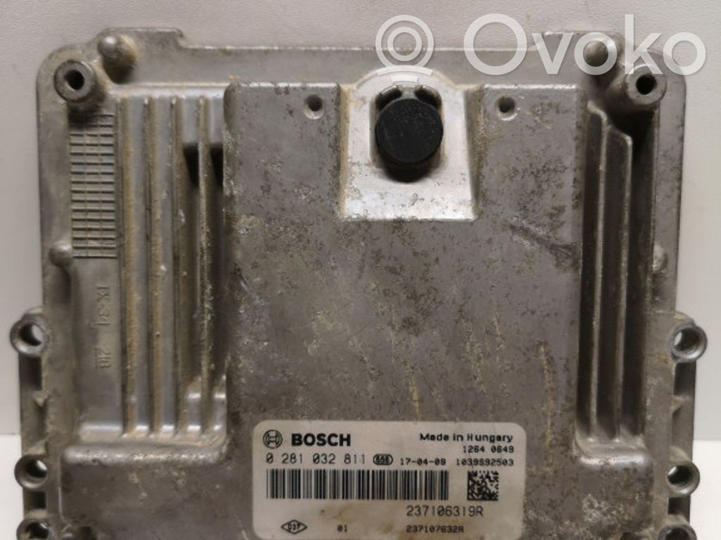 Unidad de control/módulo del motor   0281032811,1039S92503,237106319R,237107632R