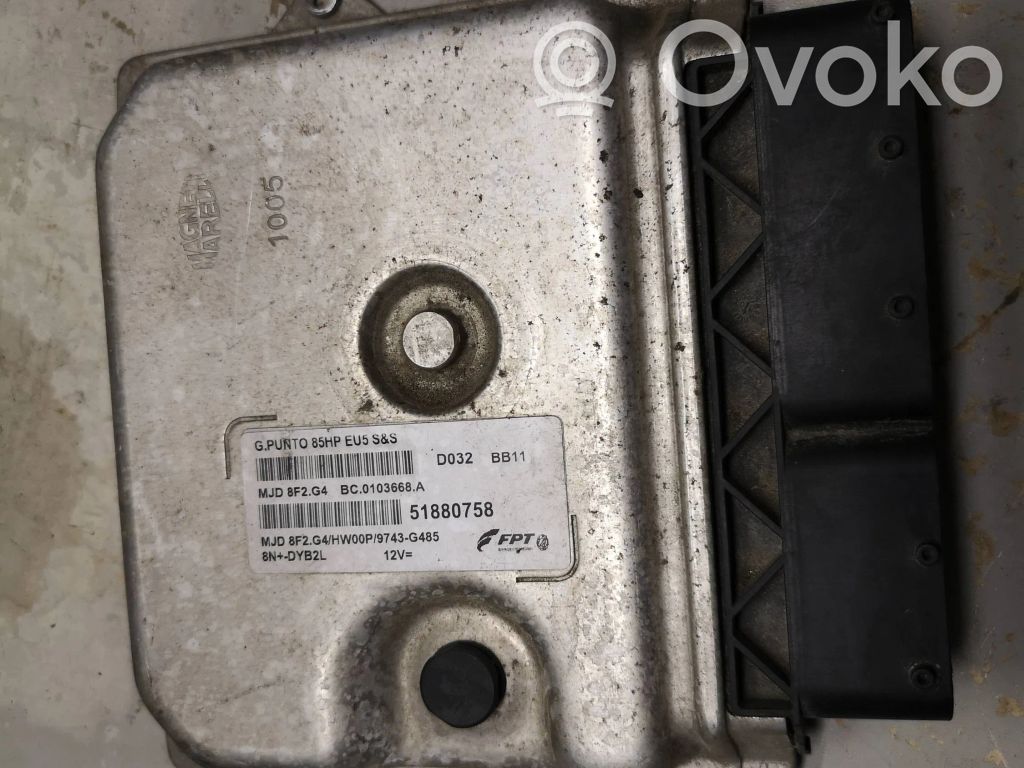 Fiat Punto (199) Engine control unit/module 