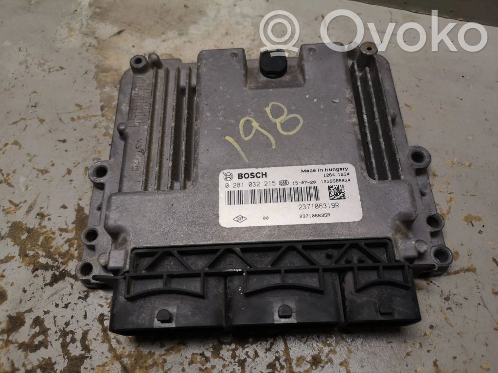 Engine control unit/module   0281032215,237106319R,237106635R