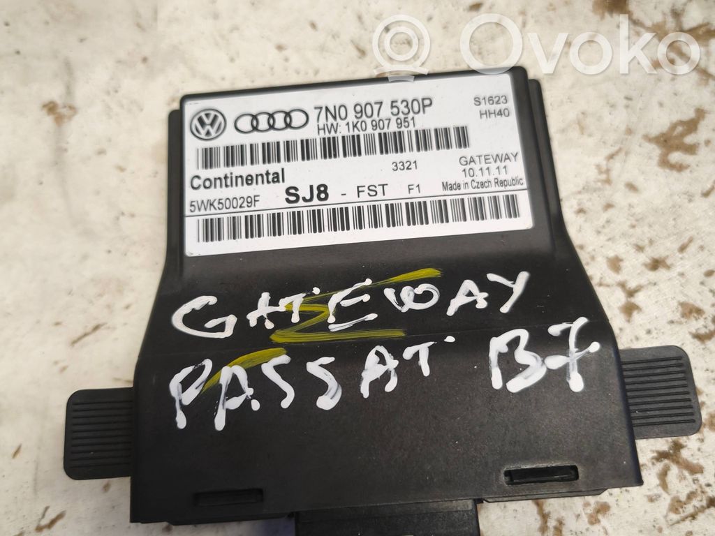 Volkswagen PASSAT B7 Módulo de control Gateway 