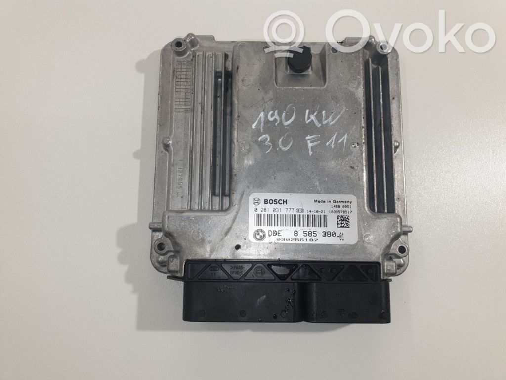 BMW 5 F10 F11 Engine control unit/module 