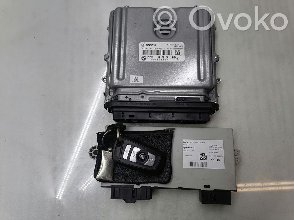 BMW 5 F10 F11 Engine ECU kit and lock set 