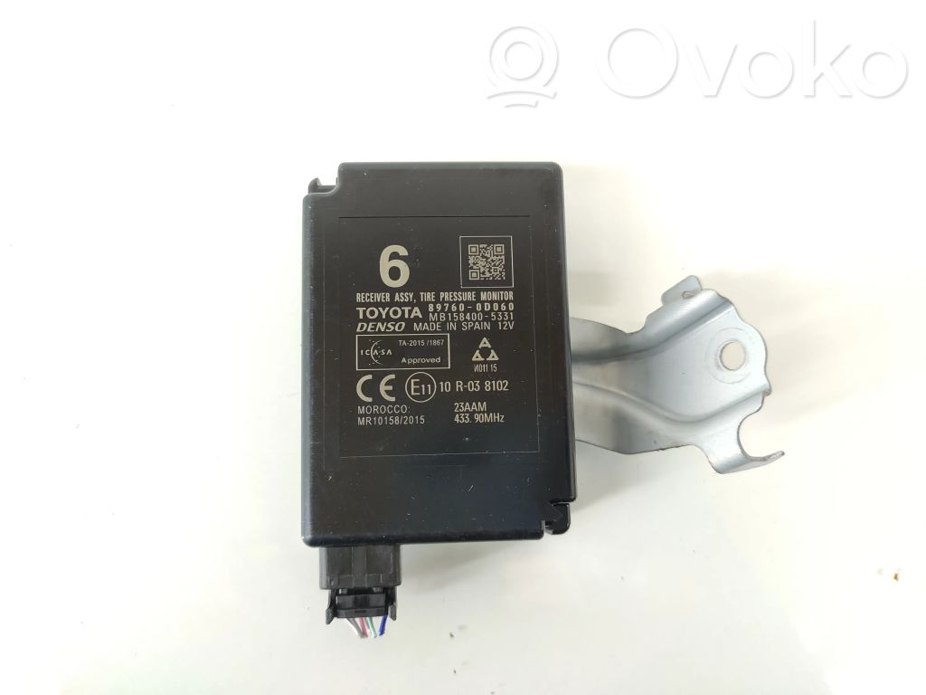 Toyota Yaris Tire pressure control unit 