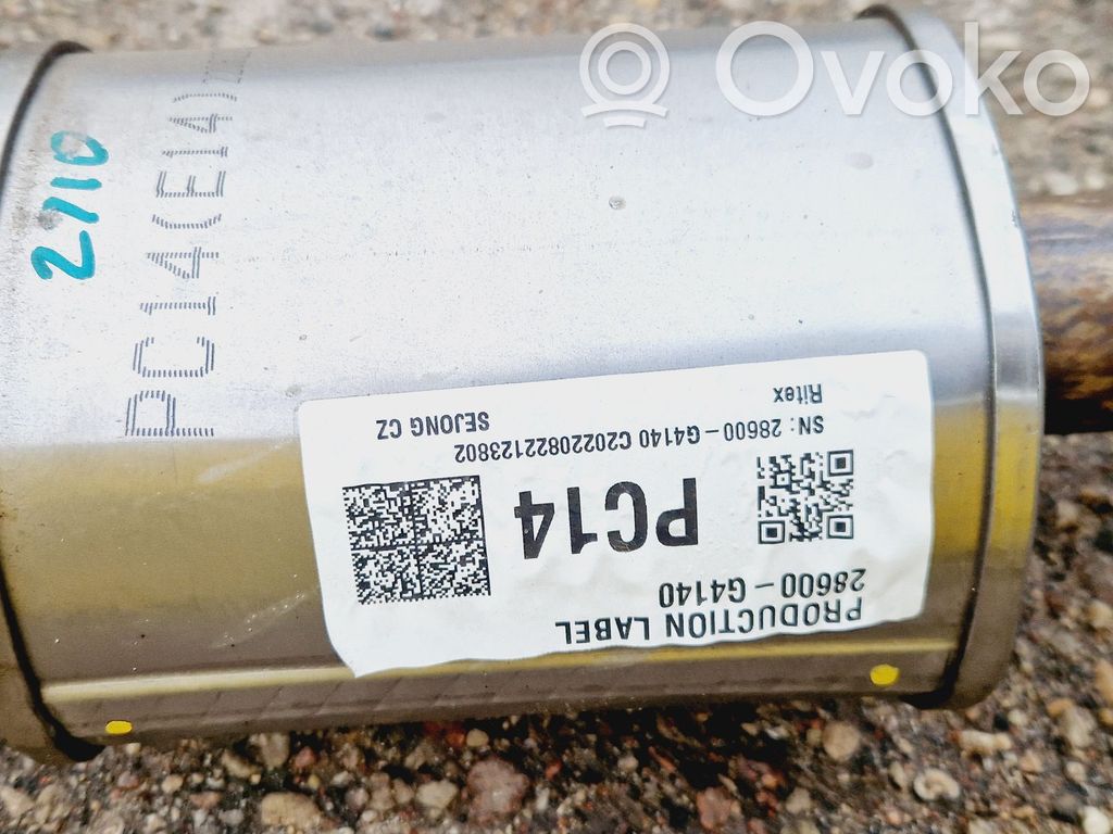 Tłumik kompletny   PC14E14,28600G4140
