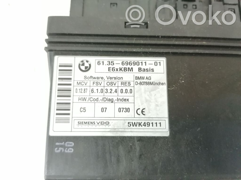 BMW 5 E60 E61 Komforto modulis 