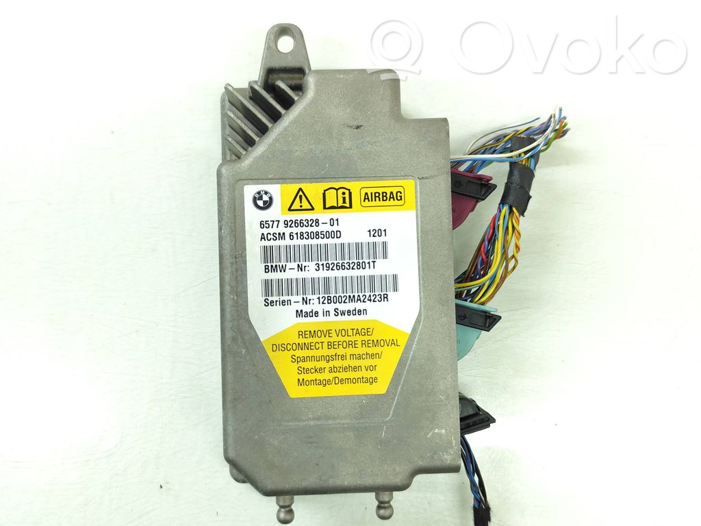 BMW 5 GT F07 Airbag control unit/module 
