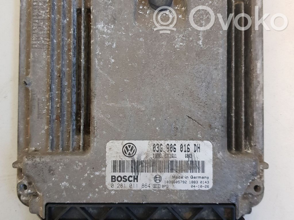 Engine control unit/module   03G906016DH,1039S05792