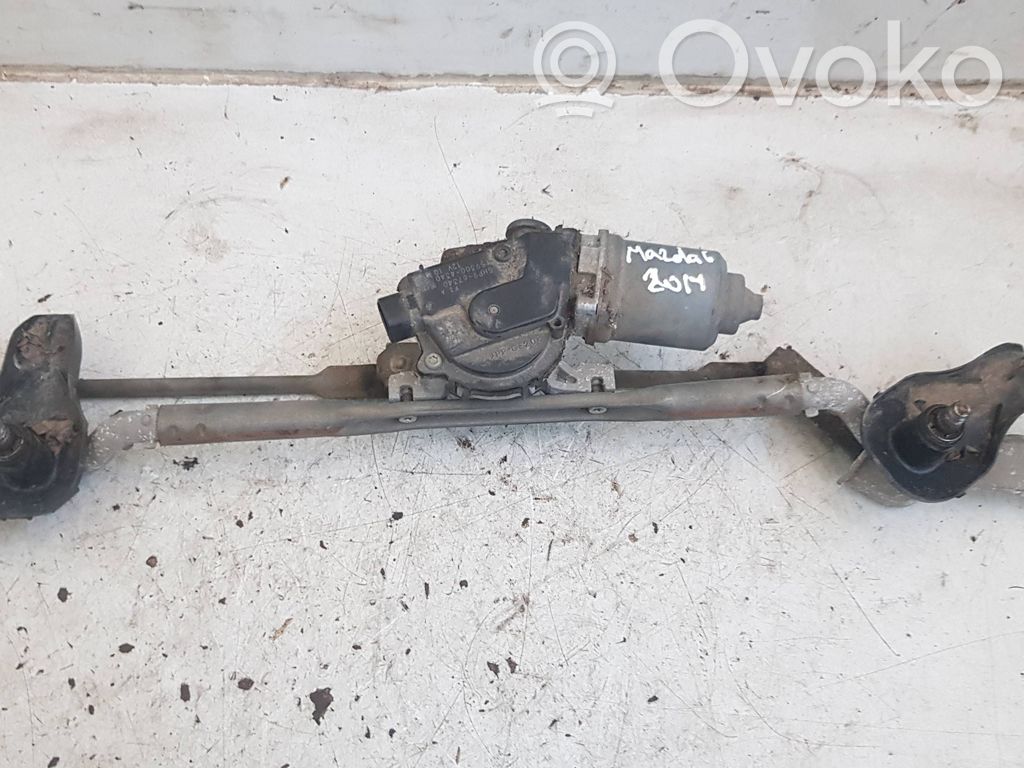 Mazda 6 Wischergestänge Wischermotor vorne 