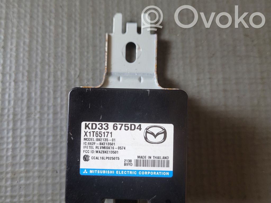 Mazda CX-5 II Keyless (KESSY) go control unit/module 