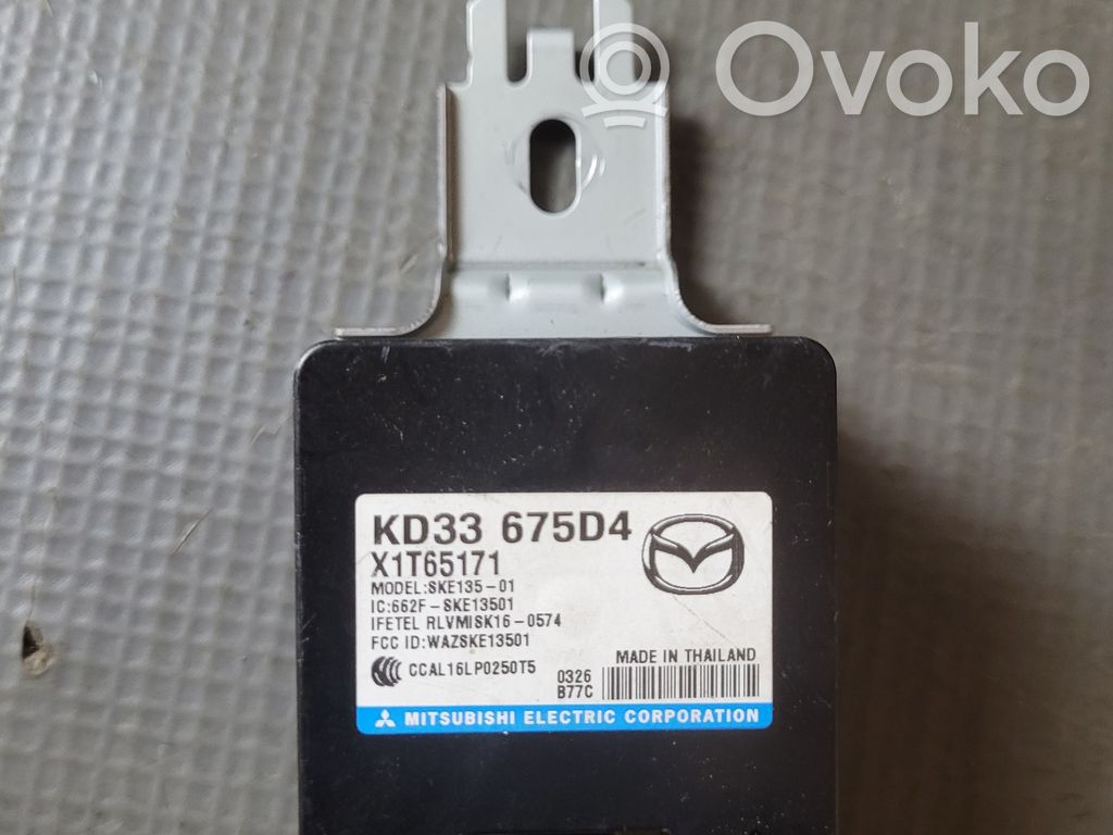 Mazda CX-5 II Keyless (KESSY) go control unit/module 