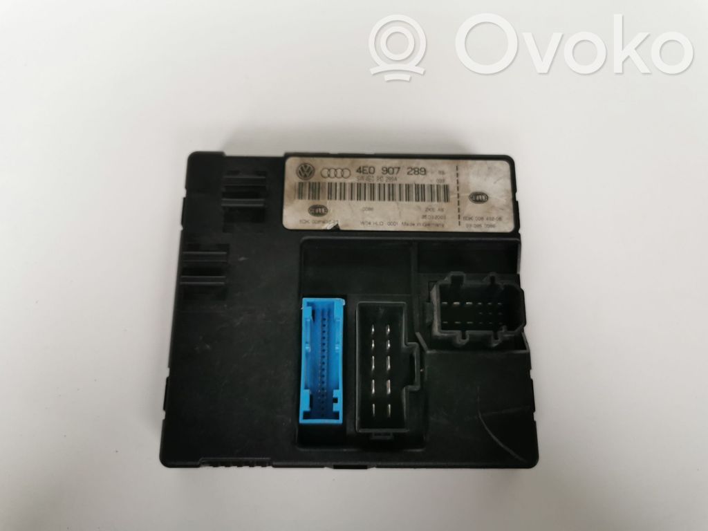 Comfort/convenience module   4E0907289,4E0907289