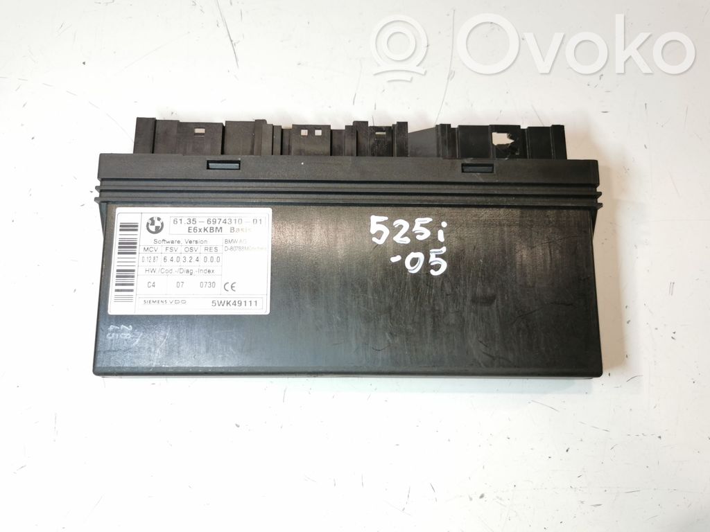 BMW 5 E60 E61 Komforta modulis 