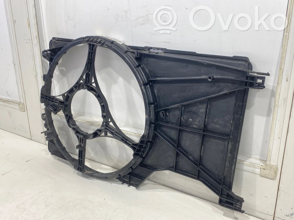 Opel Corsa E Radiator cooling fan shroud 