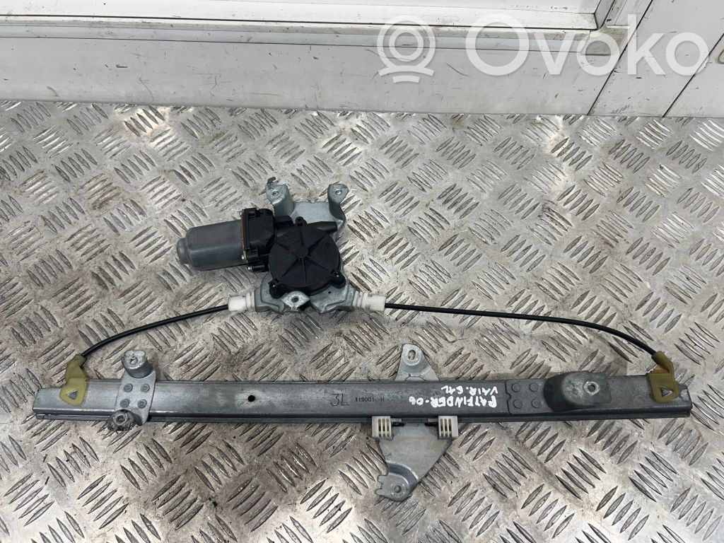 Nissan Pathfinder R51 Rear door window regulator with motor 
