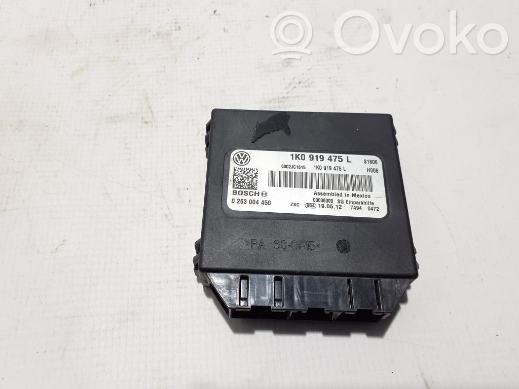Unité de commande, module PDC aide au stationnement   1K0919475L,1K0919475L