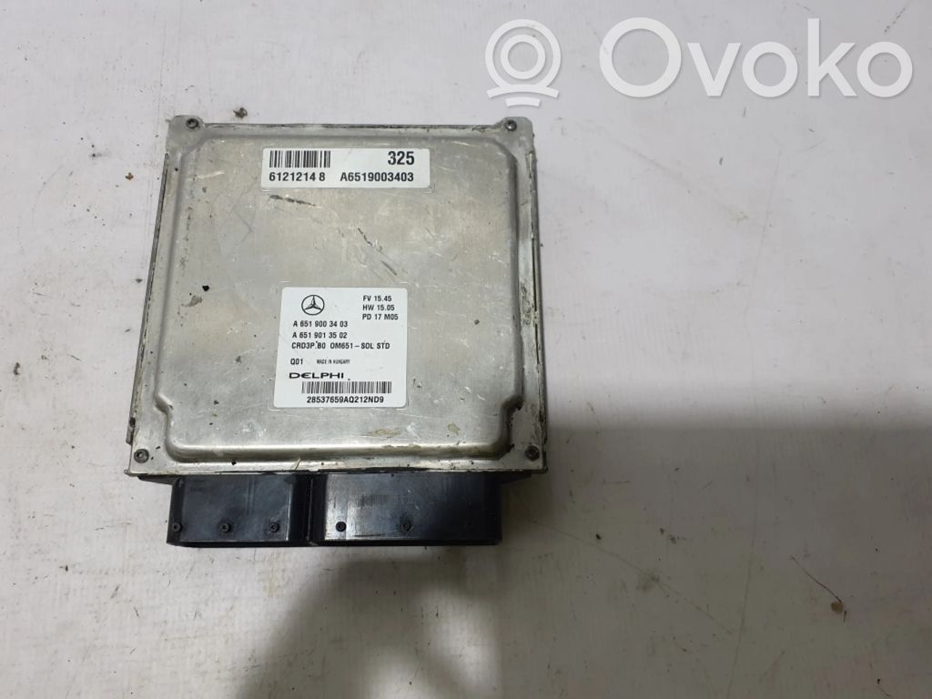 Mercedes-Benz Sprinter W906 Unitate/modul de control motor 