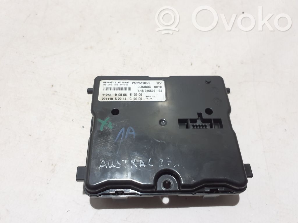 Renault Austral Air conditioning/heating control unit 