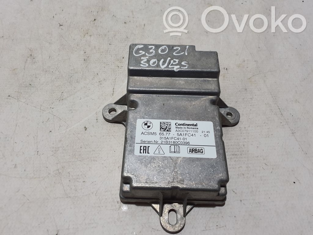BMW 5 G30 G31 G38 Airbag control unit/module 