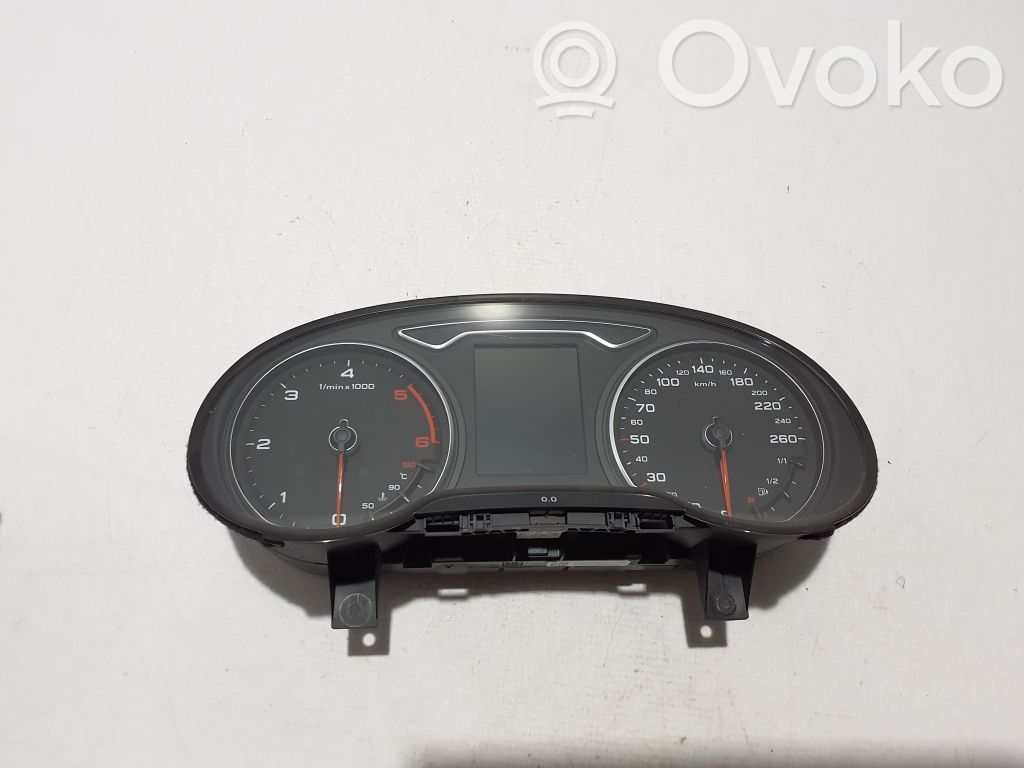 Audi A3 S3 8V Speedometer (instrument cluster) 