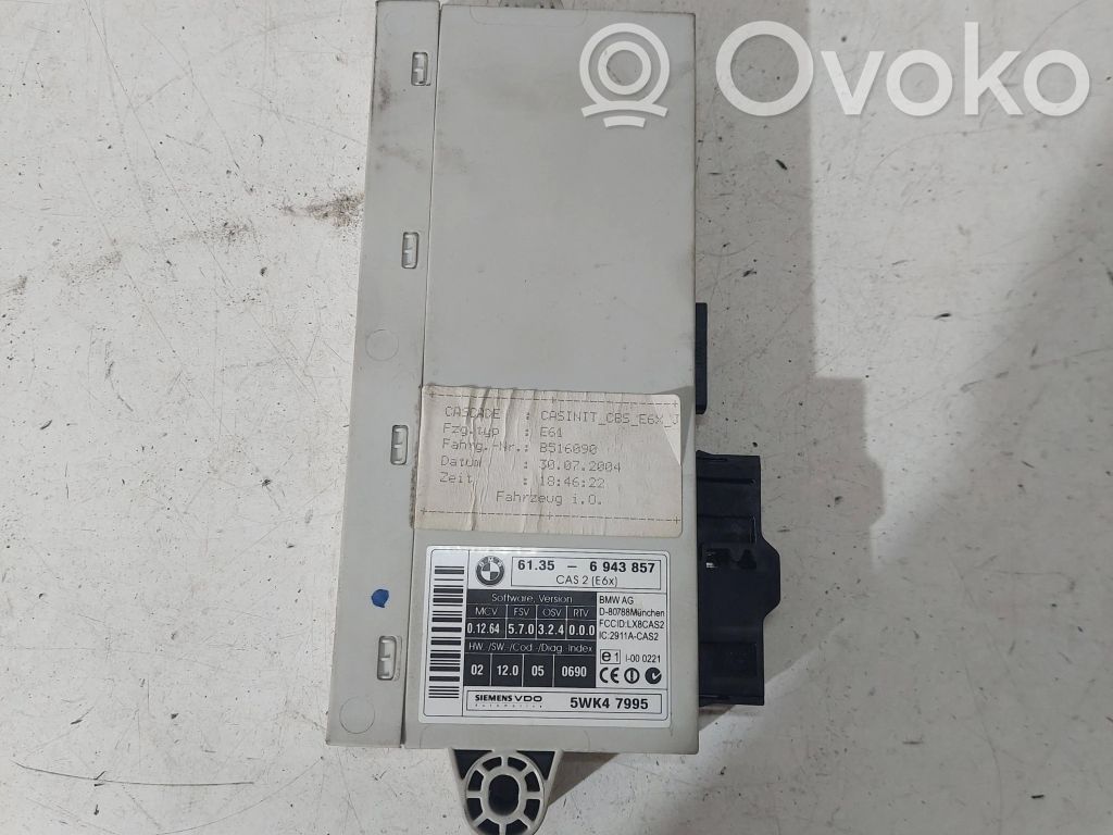BMW 5 E60 E61 CAS control unit/module 