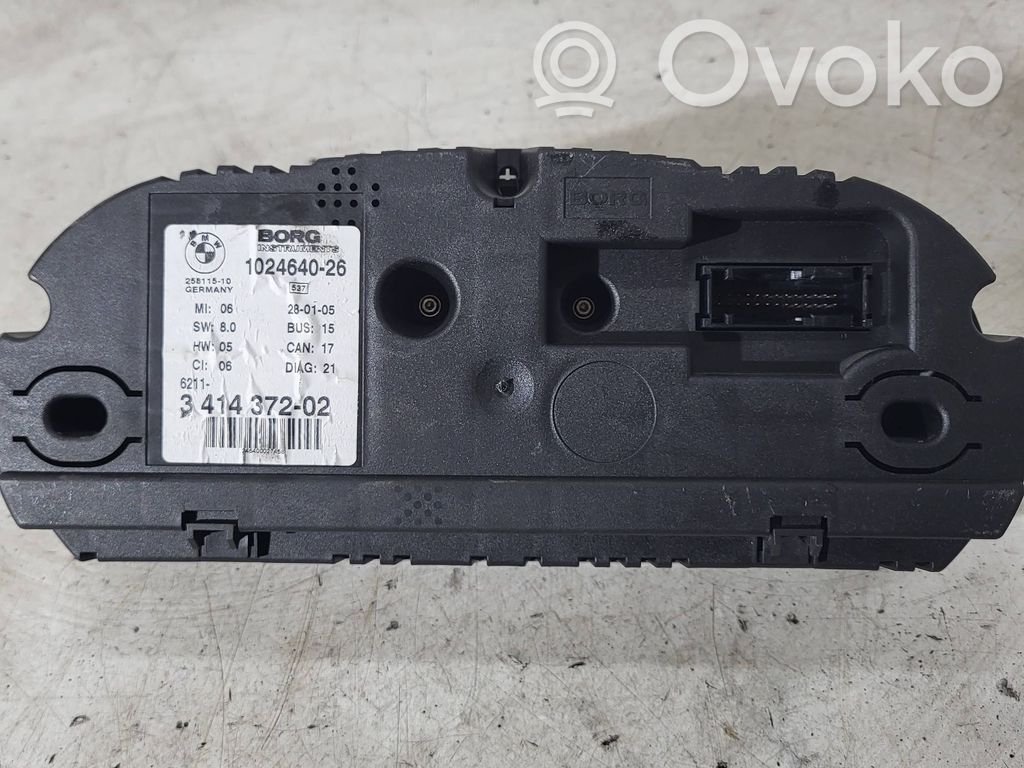 BMW X3 E83 Speedometer (instrument cluster) 