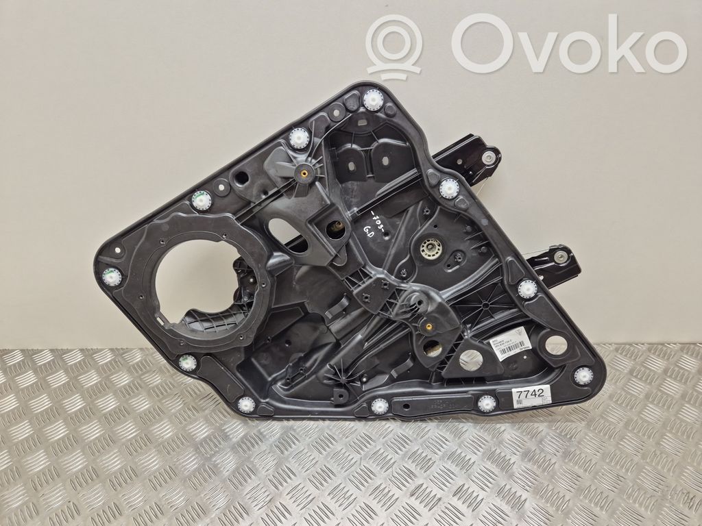 Porsche Cayenne (92A) Mechanizm podnoszenia szyby tylnej bez silnika 