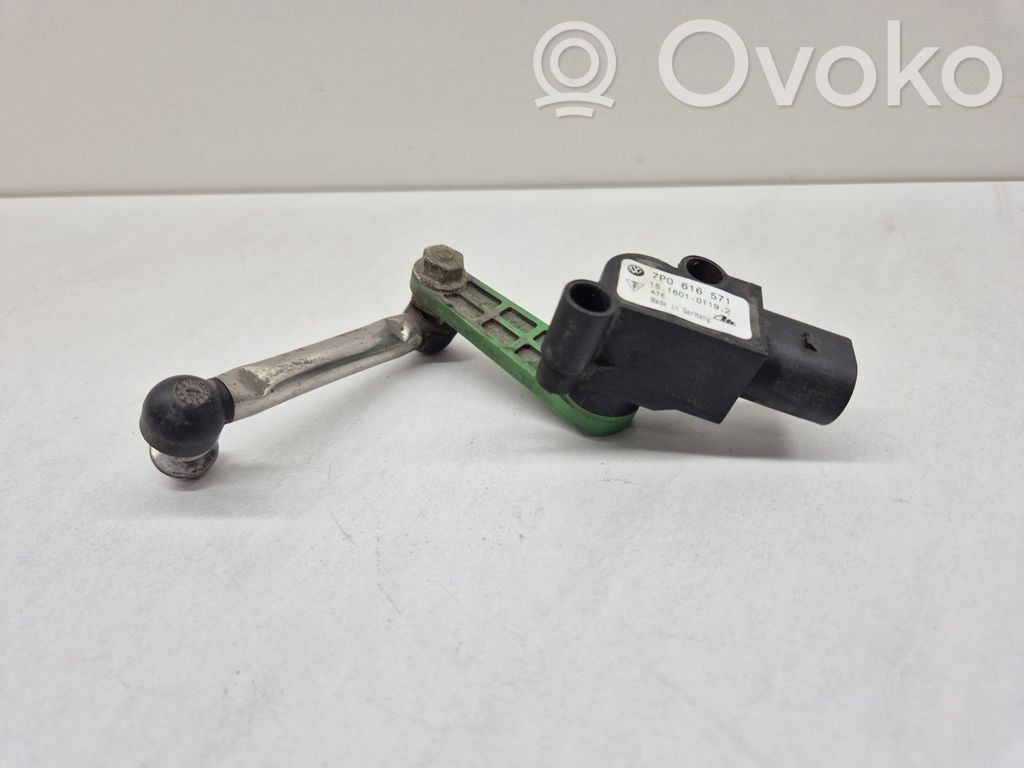 Porsche Cayenne (92A) Sensor de altura del nivel de la suspensión neumática trasera 