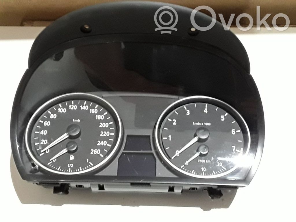 BMW 3 E90 E91 Spidometrs (instrumentu panelī) 