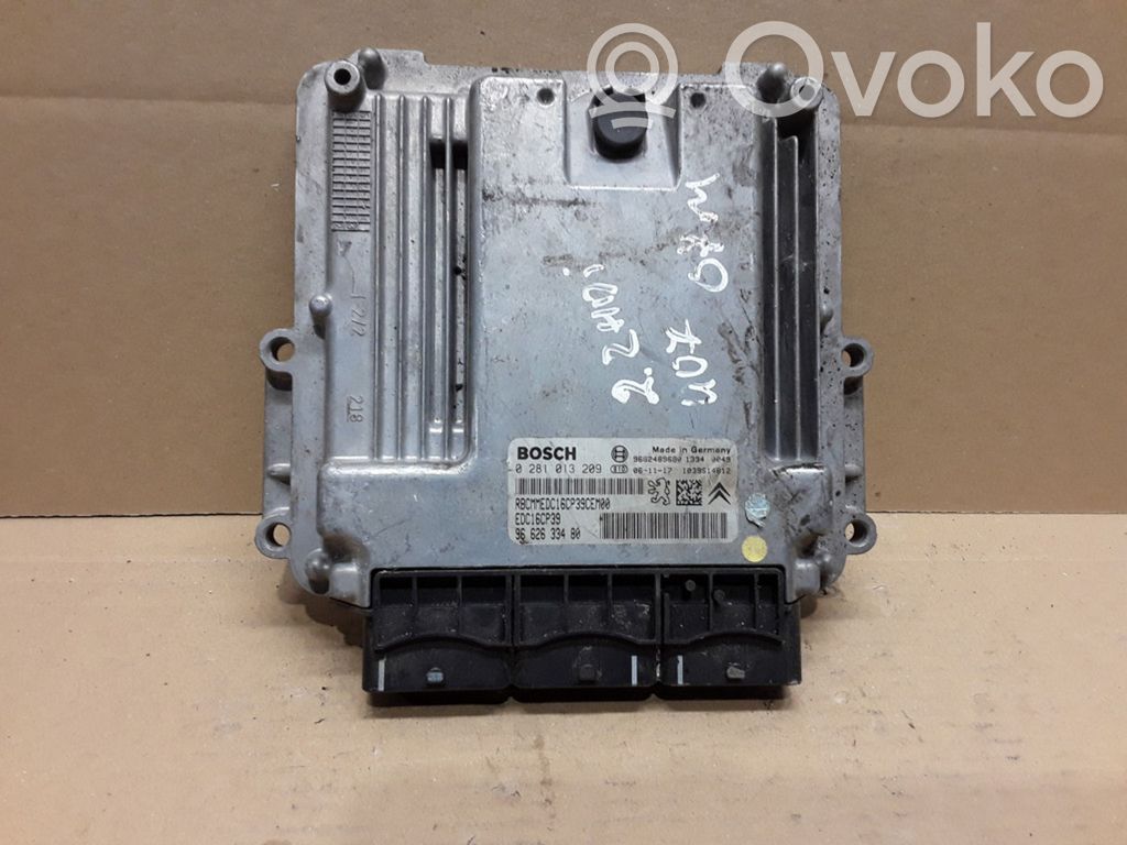 Engine control unit/module   9662633480,0281013209