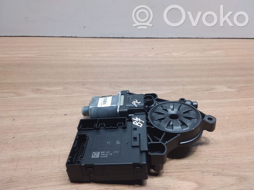 Volkswagen PASSAT B7 Silnik regulatora szyby drzwi przednich 