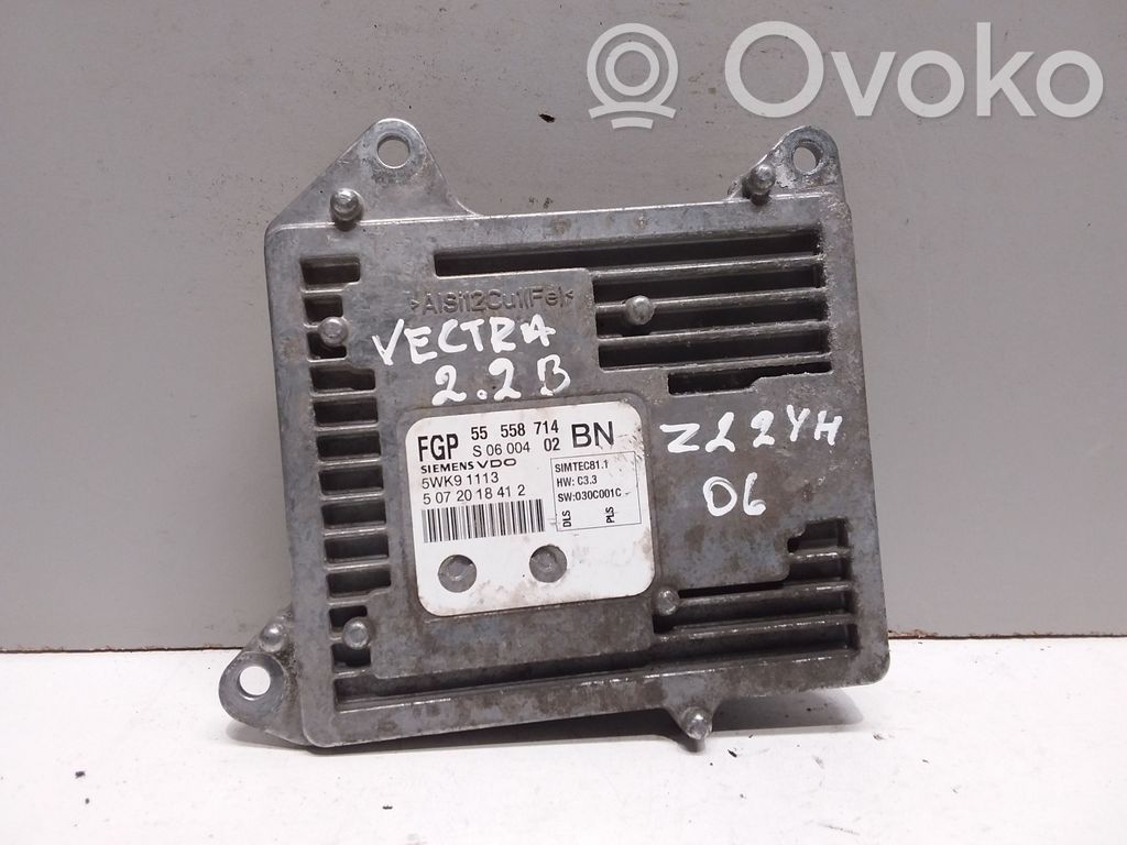 Opel Vectra C Unidad de control/módulo del motor 