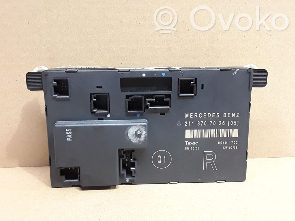 Mercedes-Benz E W211 Door control unit/module 