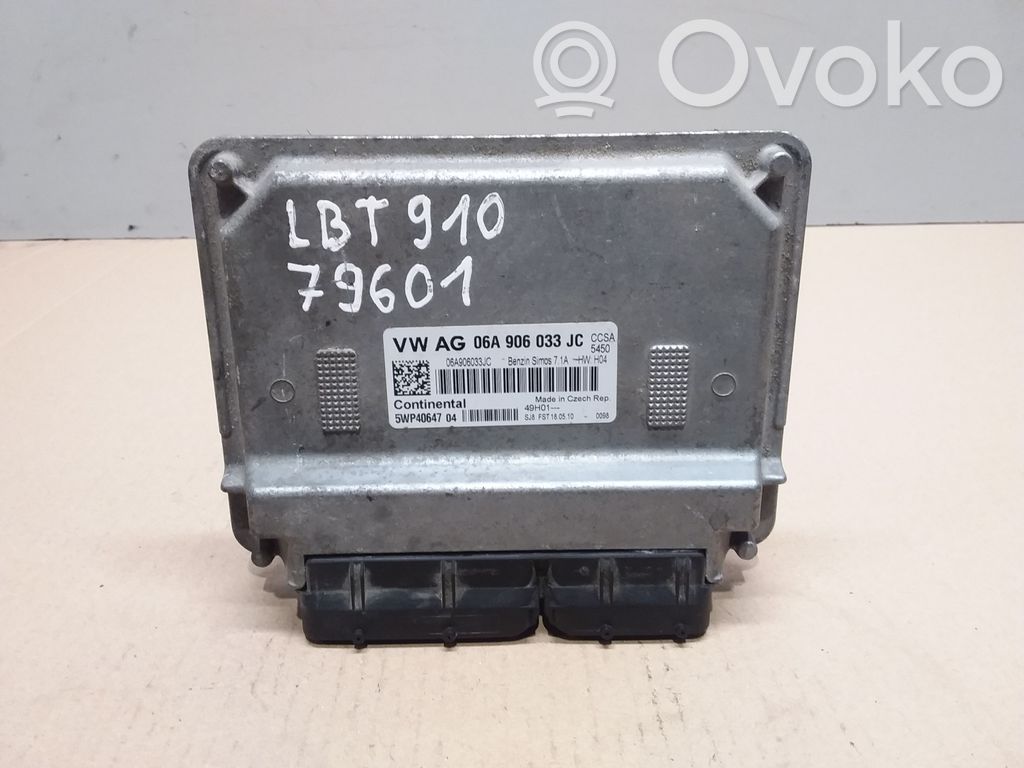 Engine control unit/module   06A906033JC,5WP40647