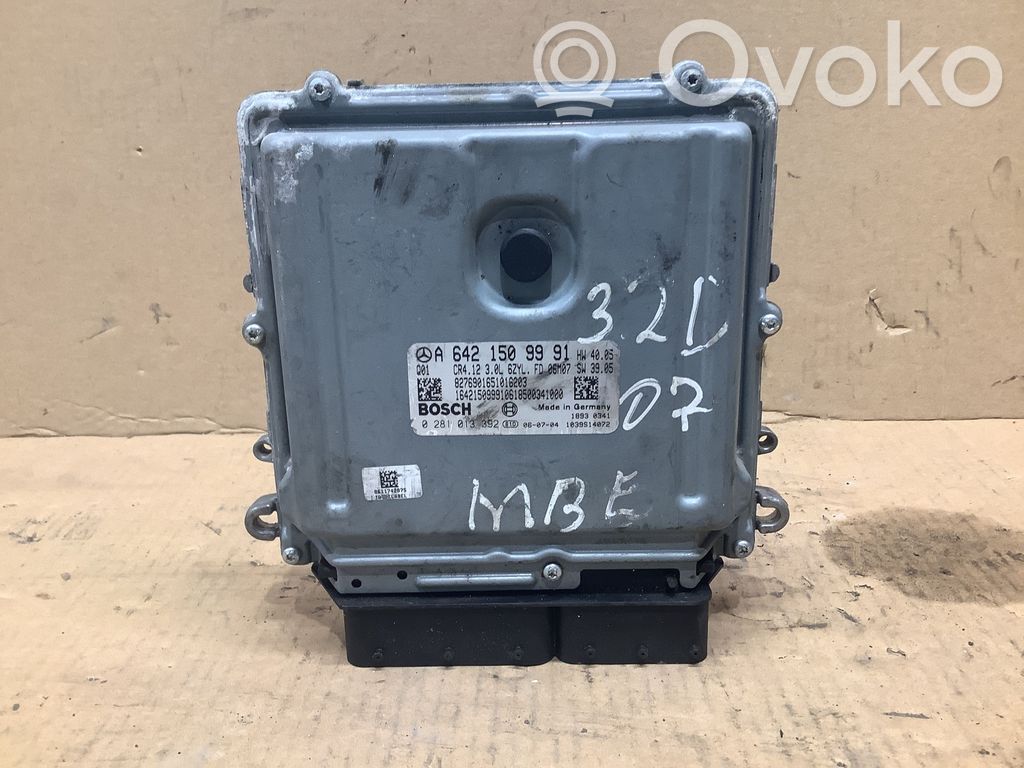 Mercedes-Benz ML W163 Engine control unit/module 