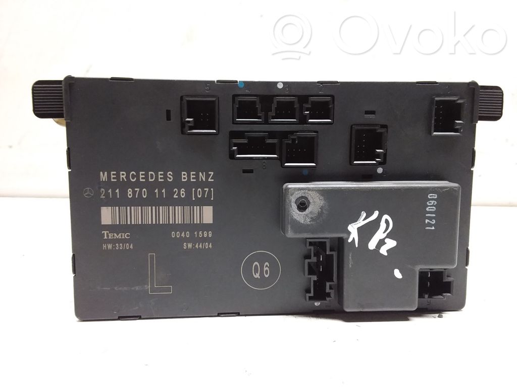 Mercedes-Benz E W211 Door control unit/module 
