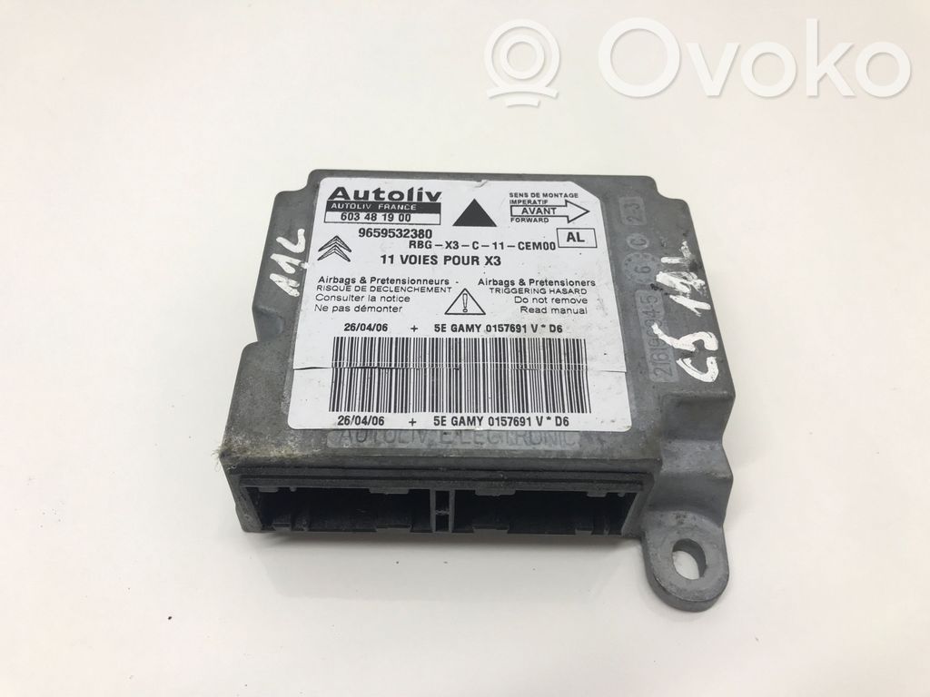 Airbag control unit/module   9659532380,603481900,9659532380,216196945