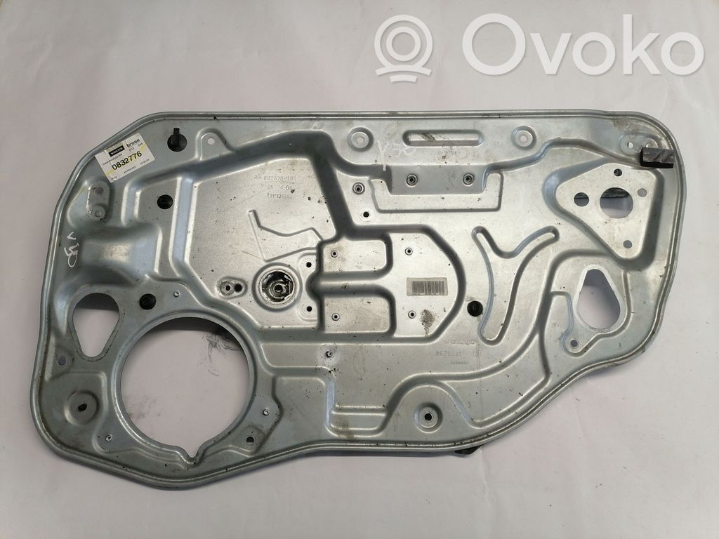 Volvo S40 Mechanizm podnoszenia szyby przedniej bez silnika 
