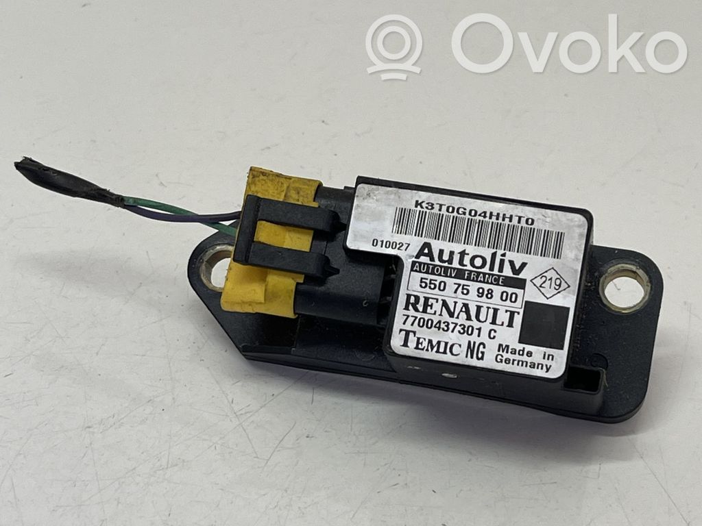 Renault Scenic I Airbagsensor Crashsensor Drucksensor 