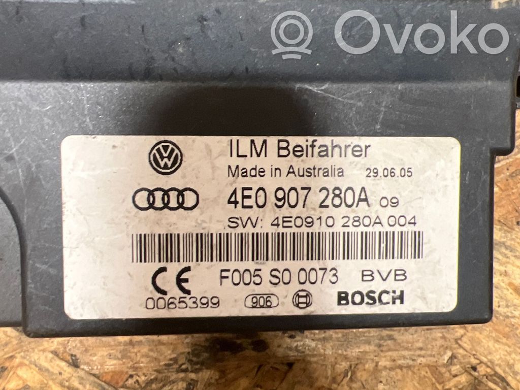 Other control units/modules   4E0907280A,F005S00073,4E0910280A