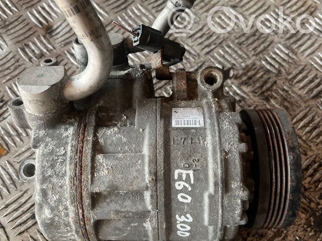 Air conditioning (A/C) compressor (pump)   6983098,22527010,7SEU17C,64506901783,64509174802,64526917859,64526983098,6917859,9174802,GE4471907212