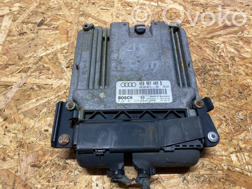 Unidad de control/módulo del motor   4E0907409B,4E0910409G,1039S06214