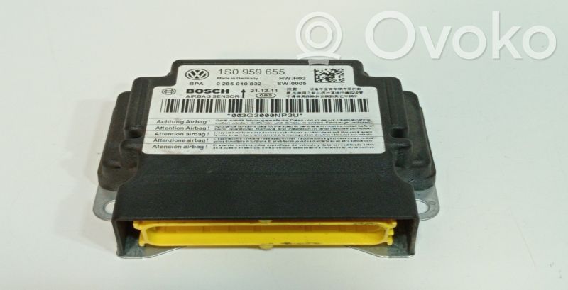 Airbag control unit/module   1S0959655,0285010832