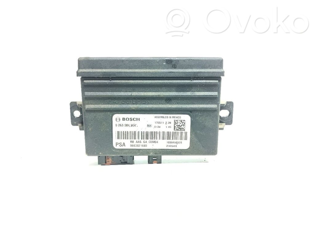 Parking PDC sensor display screen   9663821680,0263004204