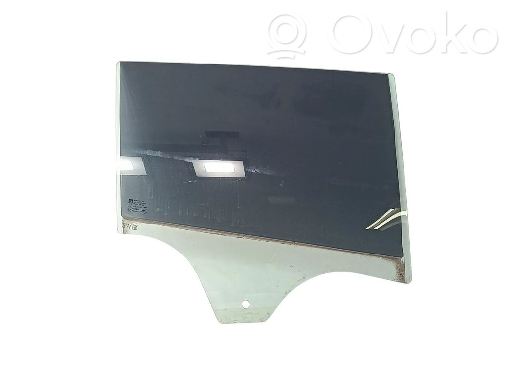 Opel Astra K Rear door window glass 
