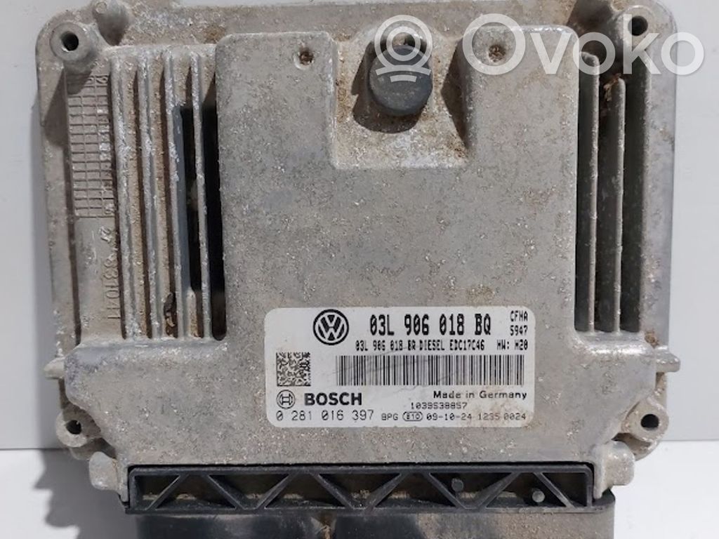 Skoda Yeti (5L) Engine control unit/module 