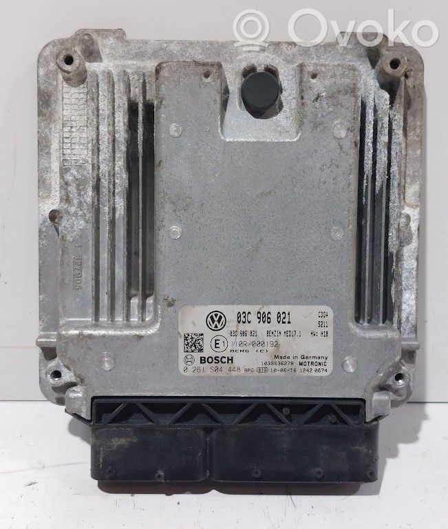 Engine control unit/module   03C906021,03C906021,0261S04448