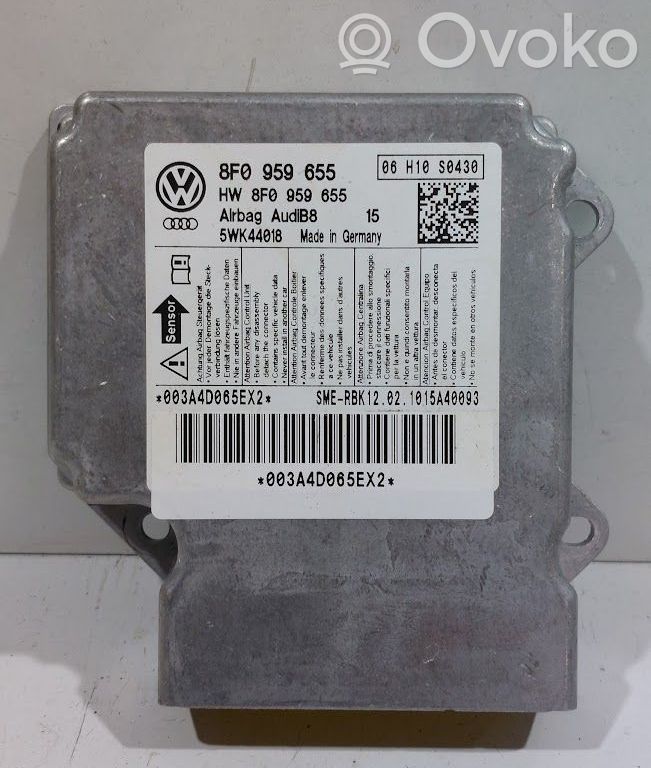 Audi A5 8T 8F Airbag control unit/module 